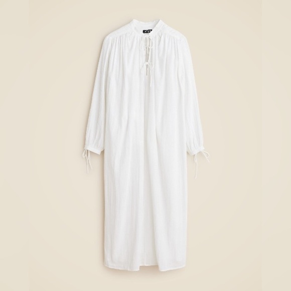 J crew white Airy gauze tunic dress - Picture 1 of 6